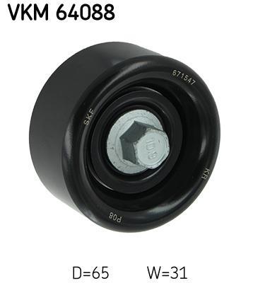 Galet enrouleur de courroie d'accessoire SKF VKM 64088